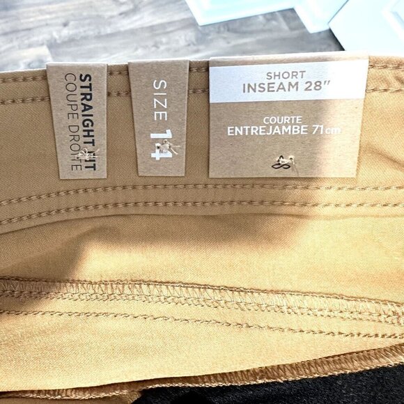 NWT Prana Halle Straight Pant - Short Inseam in Earthbound - Size 14 - Picture 5 of 13